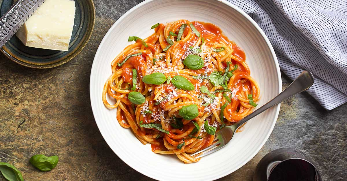 Italian Pasta al Pomodoro from iphone
