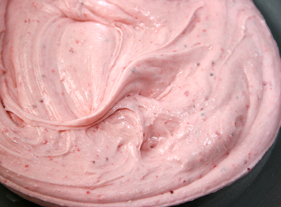 Glaçage aux fraises