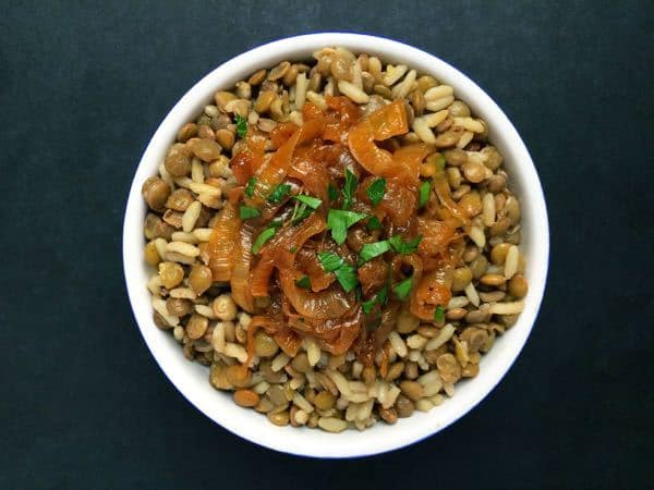 Lentils & Rice - Mujadara