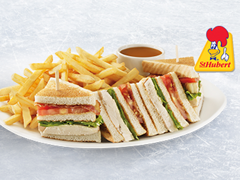 Le Club sandwich de St-Hubert BBQ