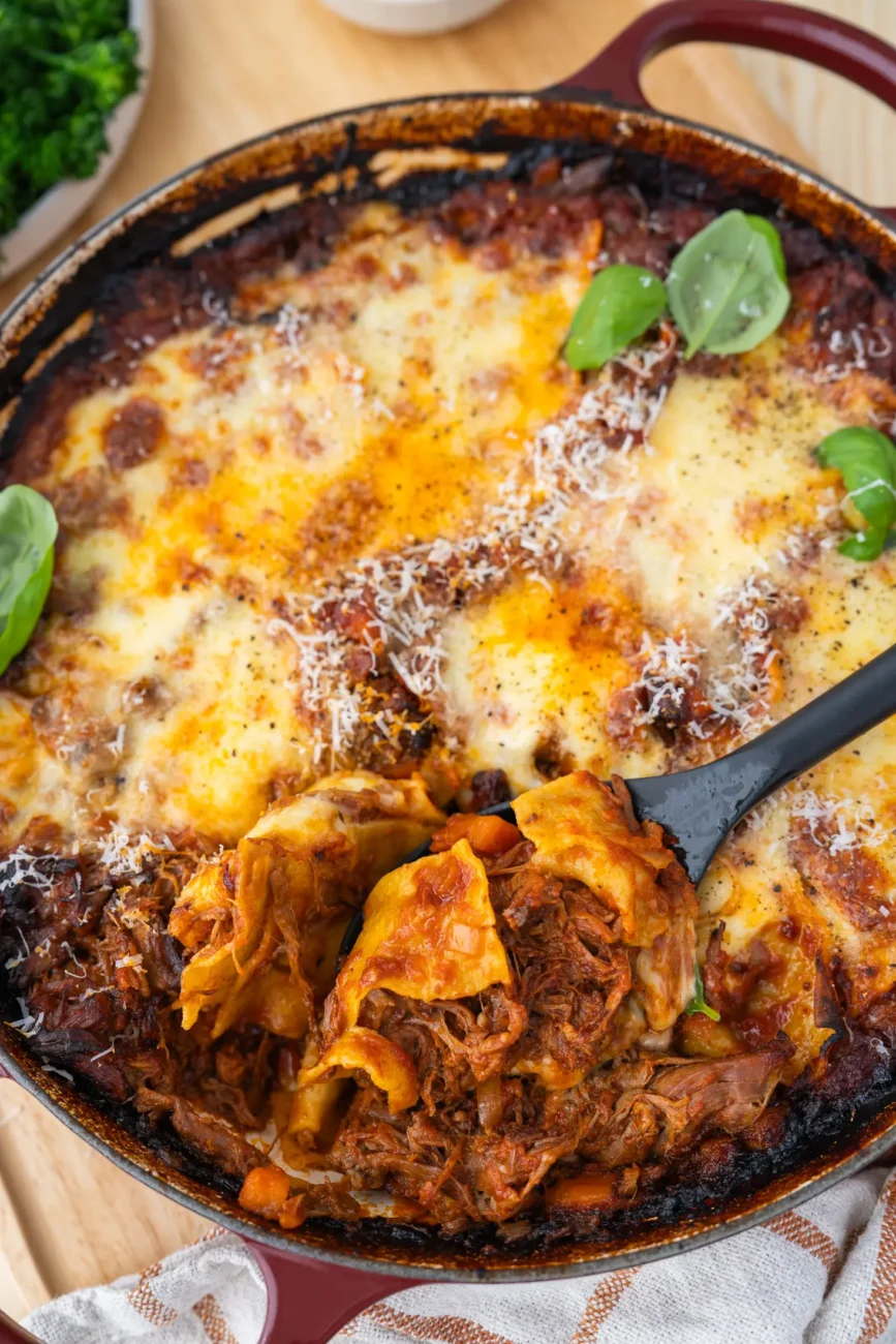 One-pan Beef Ragu Lasagne