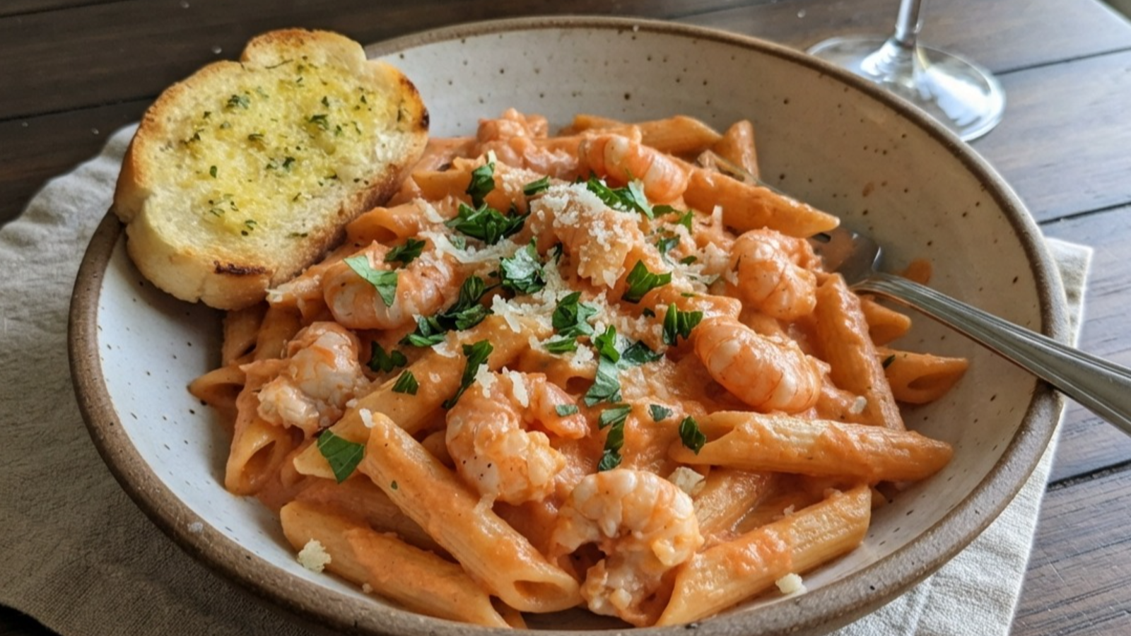 Penne with Vodka Sauce & Langoustine
