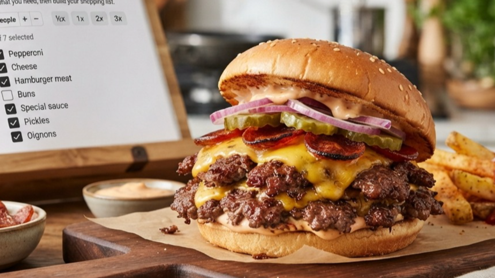 Pepperoni Smash Burger
