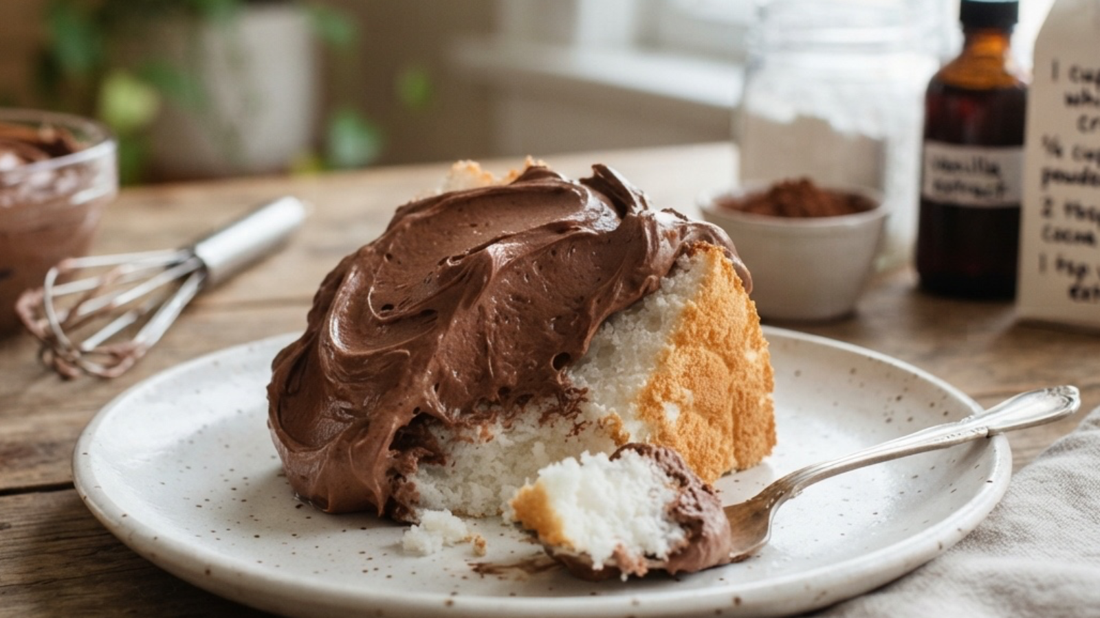 Chocolate Frosting for Angel Food Cake