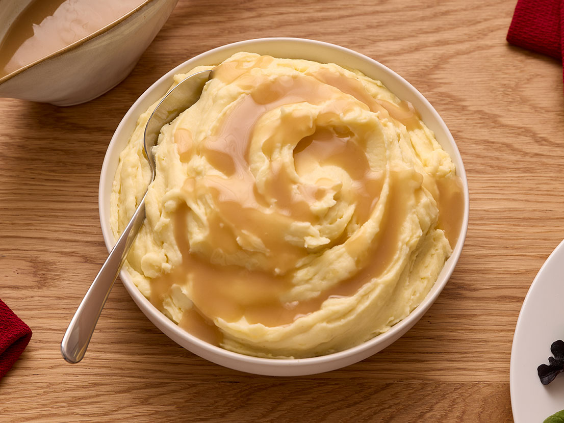 Classic Mashed Potatoes & Gravy
