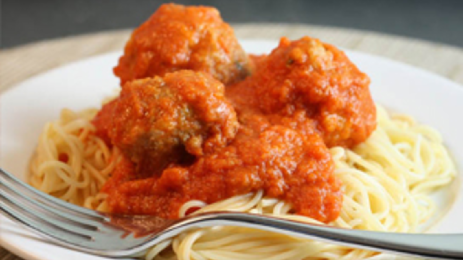 Spaghetti avec boulettes