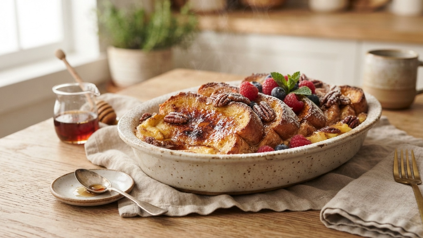 Overnight Crème Brûlée French Toast