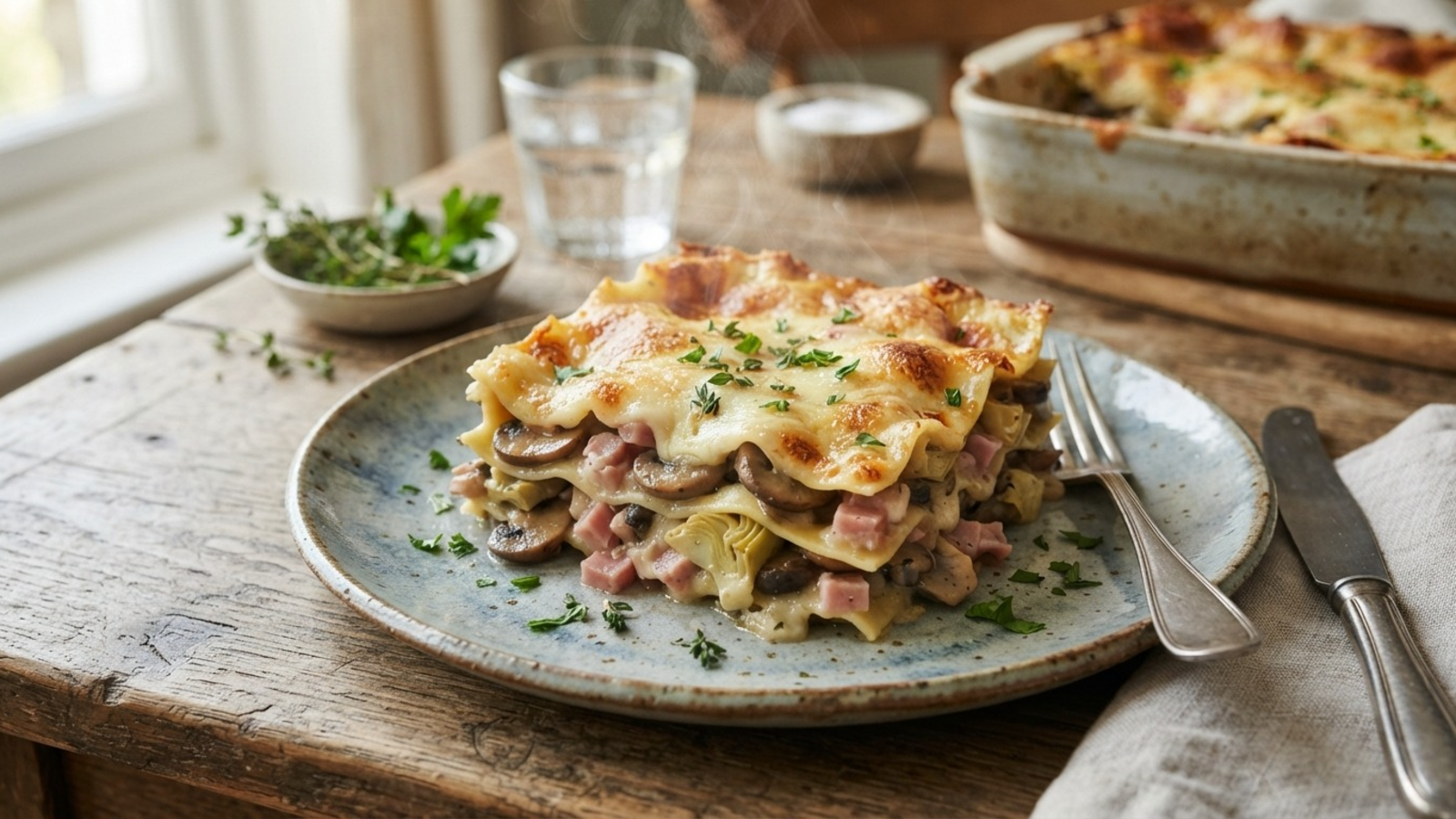 June’s Ham Lasagna