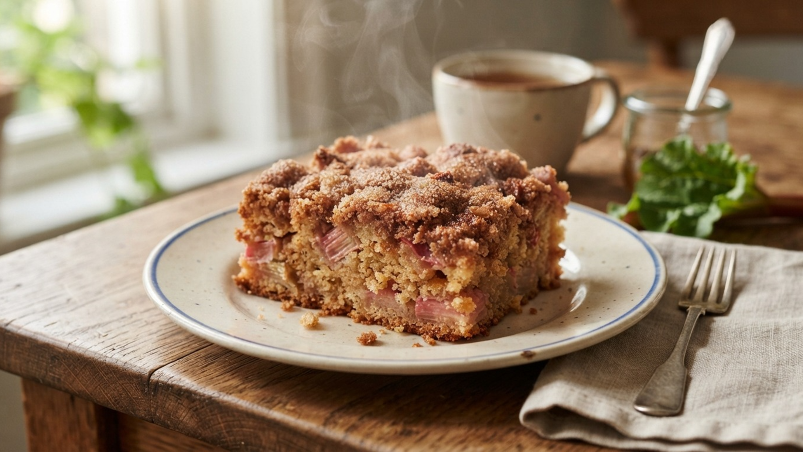 Lunar Rhubarb Cake
