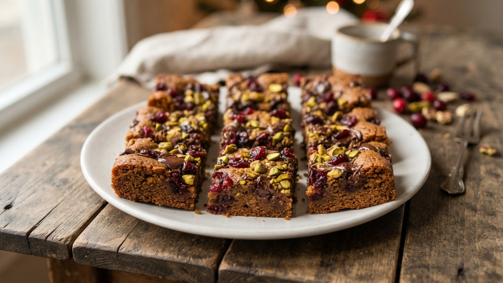 Anything Goes Cookie Dough Festive Gingerbread Cookie Bars