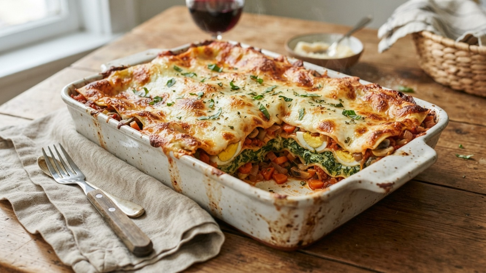 Spinach Lasagna