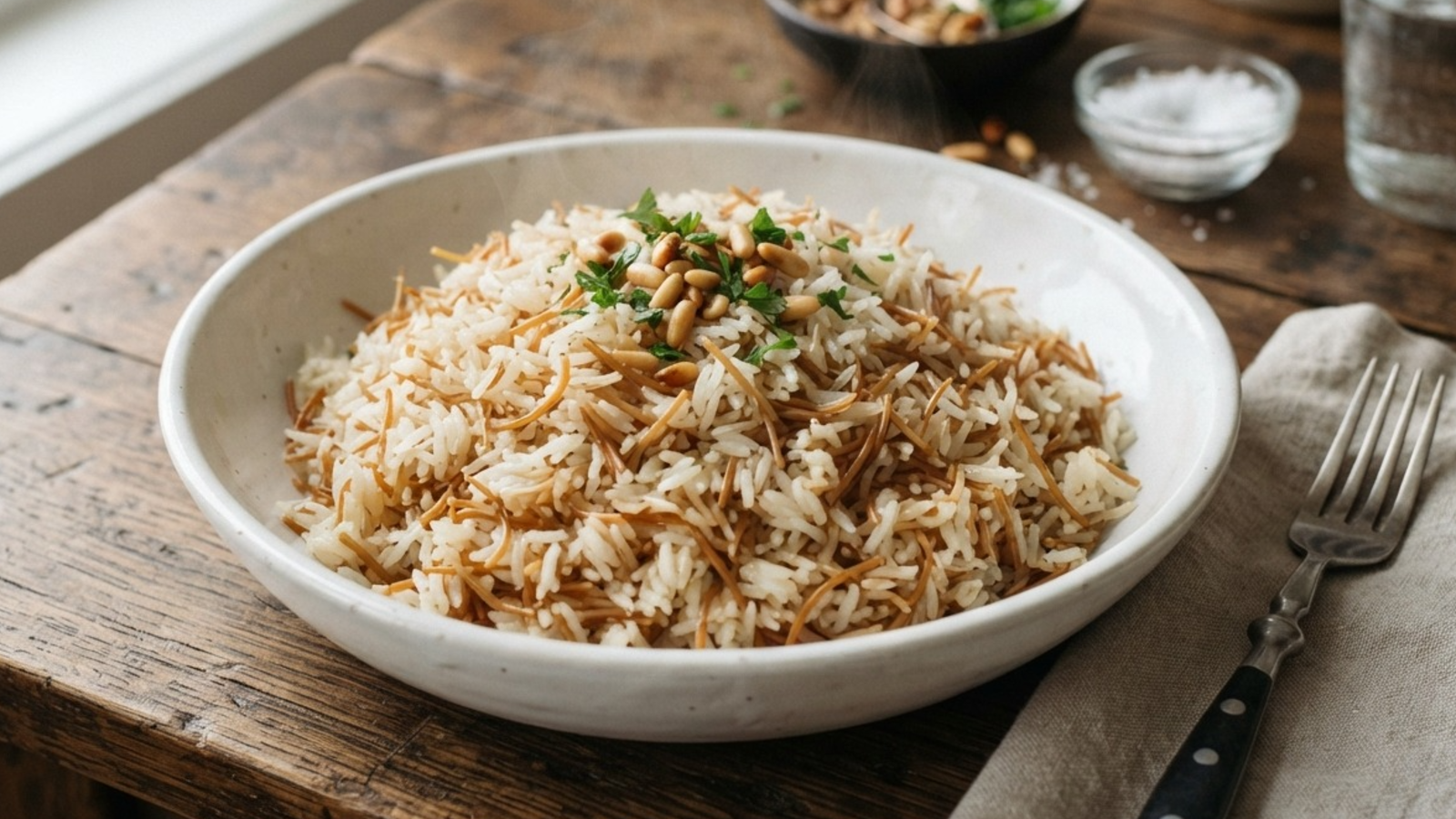 Rice with Vermicelli Noodles