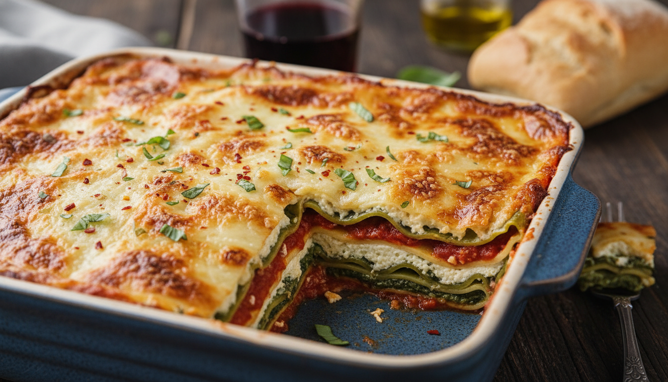Lasagne aux épinards