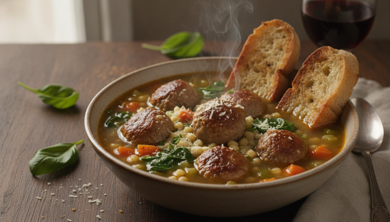 Italian Meatball Soup