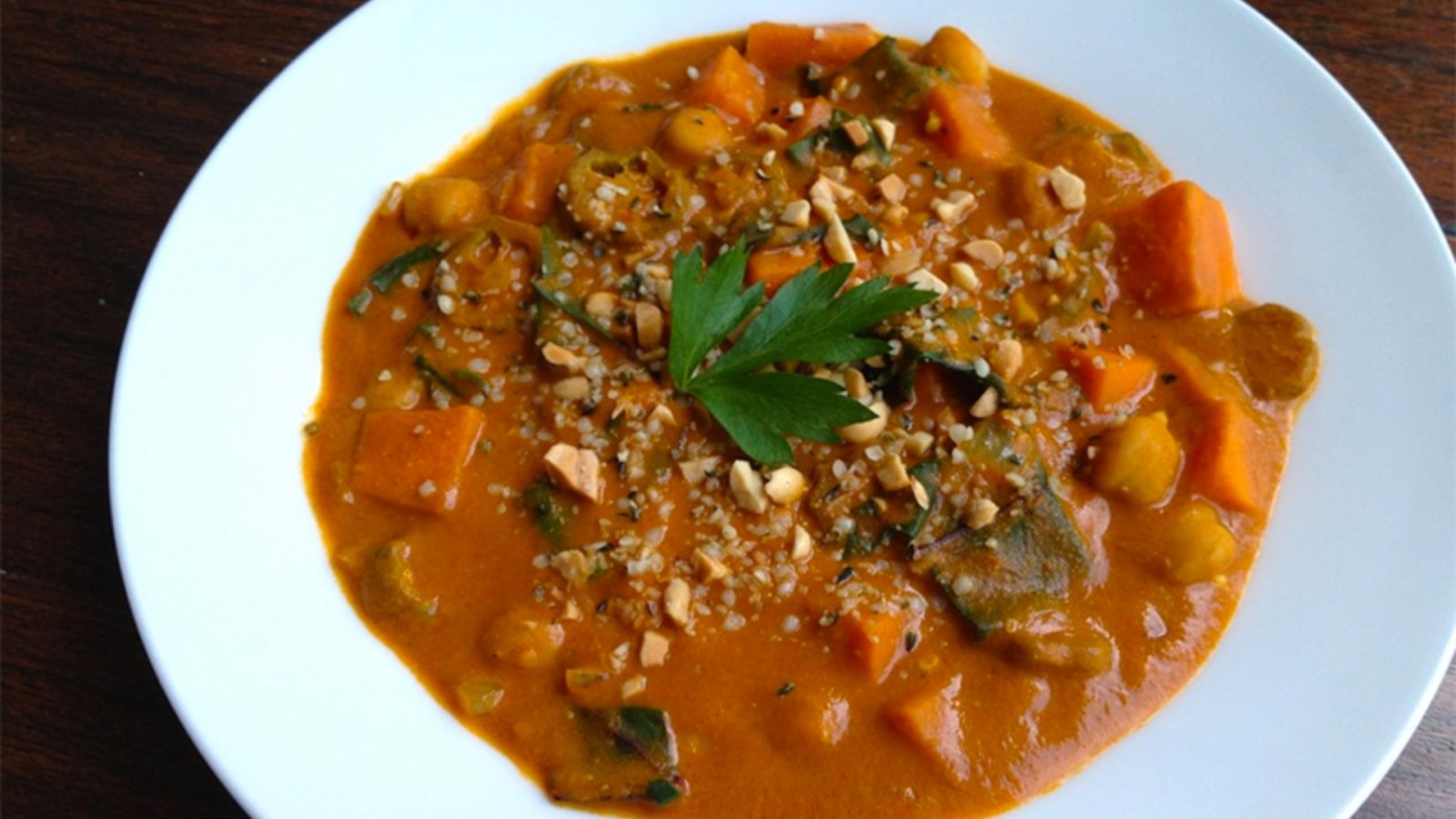 Potage à l’arachide (West African Peanut Soup)