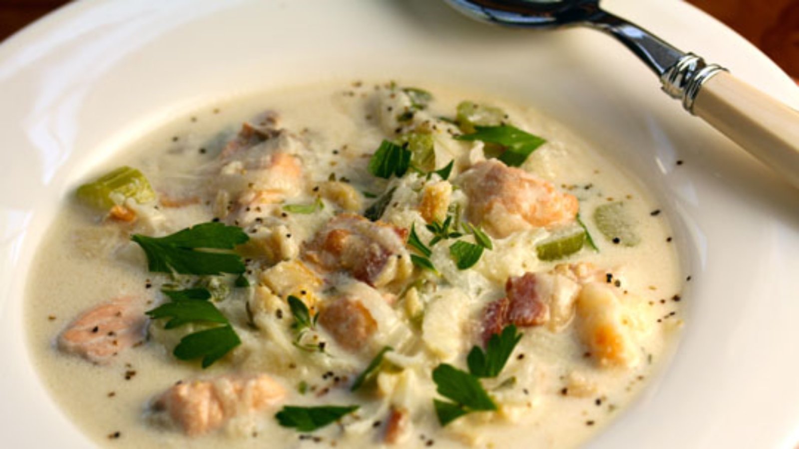 Louise’s "Finally Perfect At Age 70" Seafood Chowder