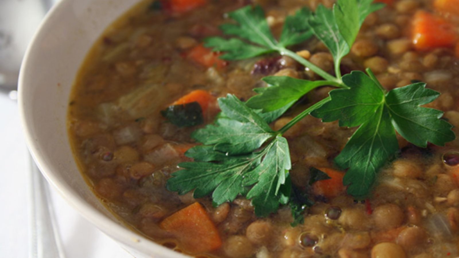 Soupe aux lentilles
