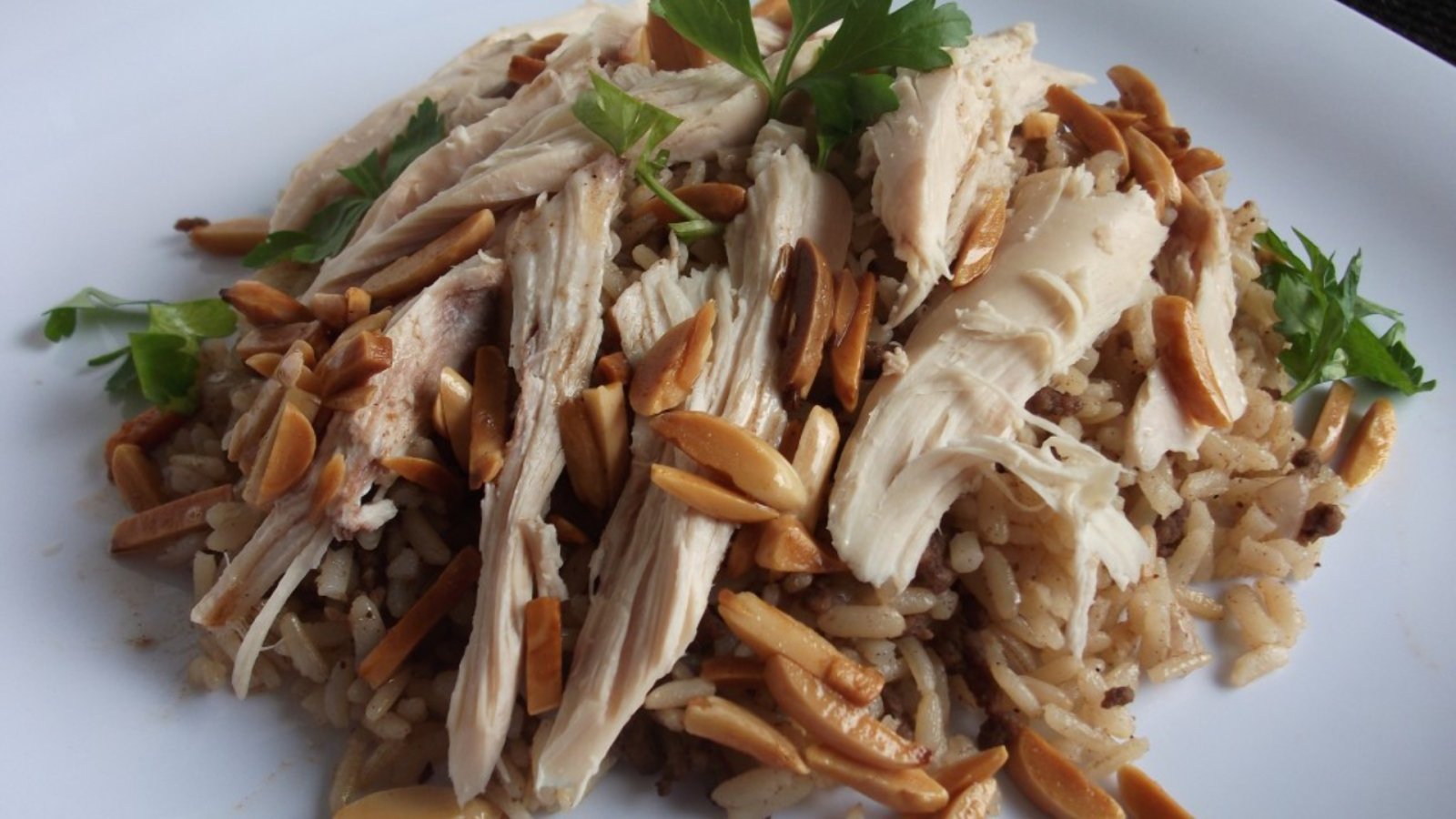 Lebanese Rice with Chicken with Rotisserie chicken