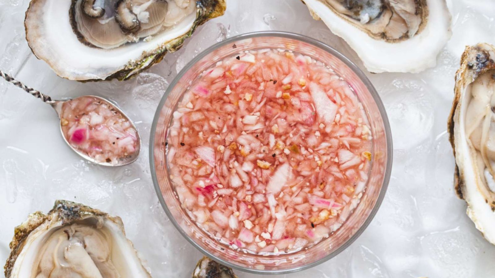3 Oyster mignonettes