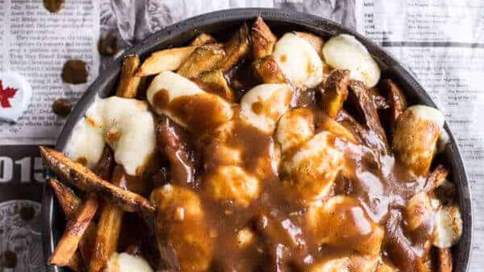 Authentic Canadian poutine