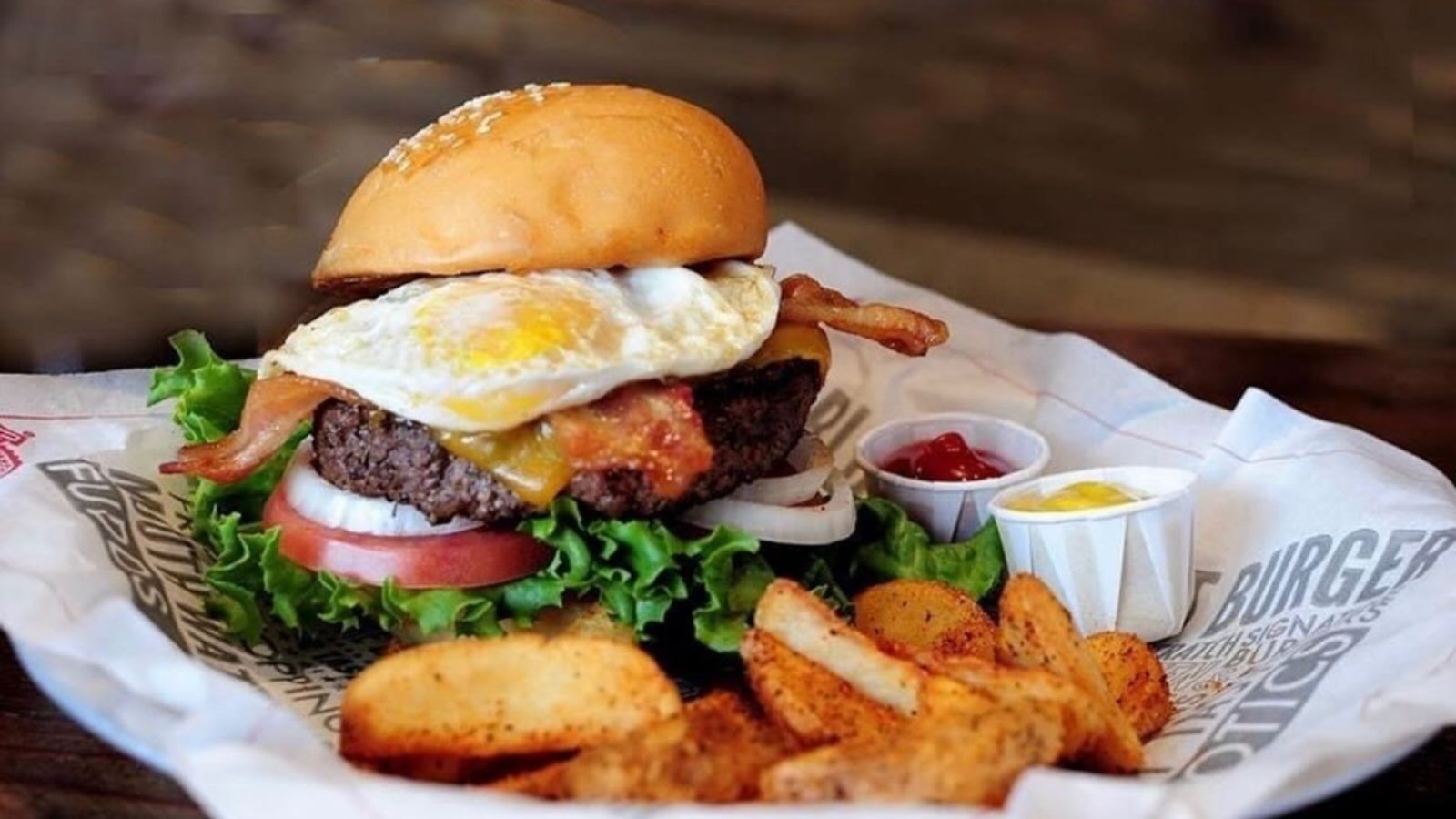Fuddruckers Hangover Burger