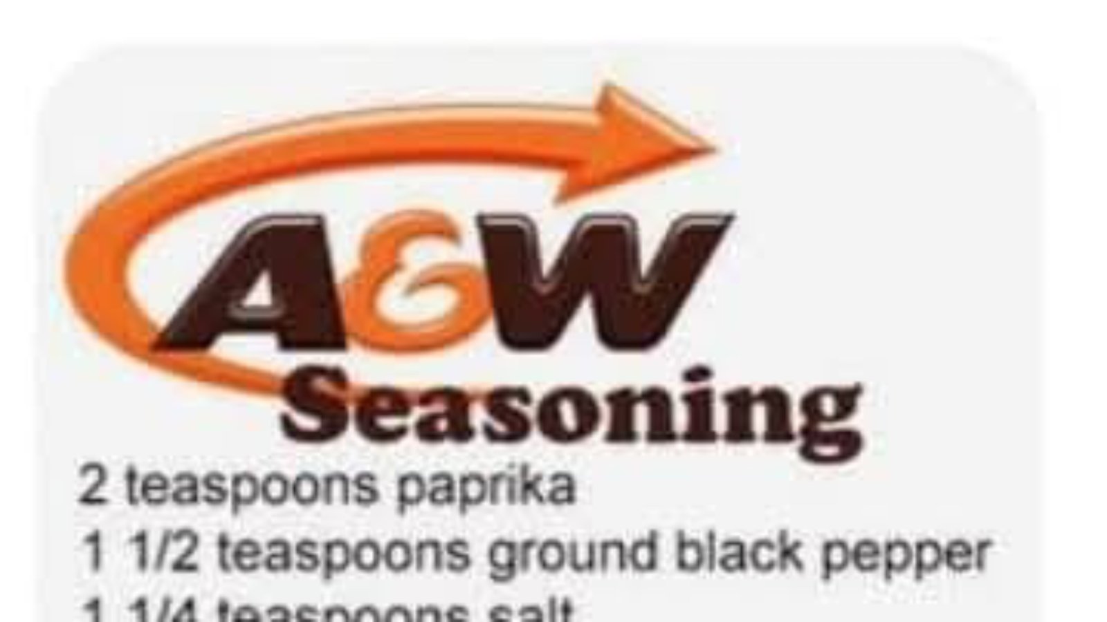 A&W Seasoning