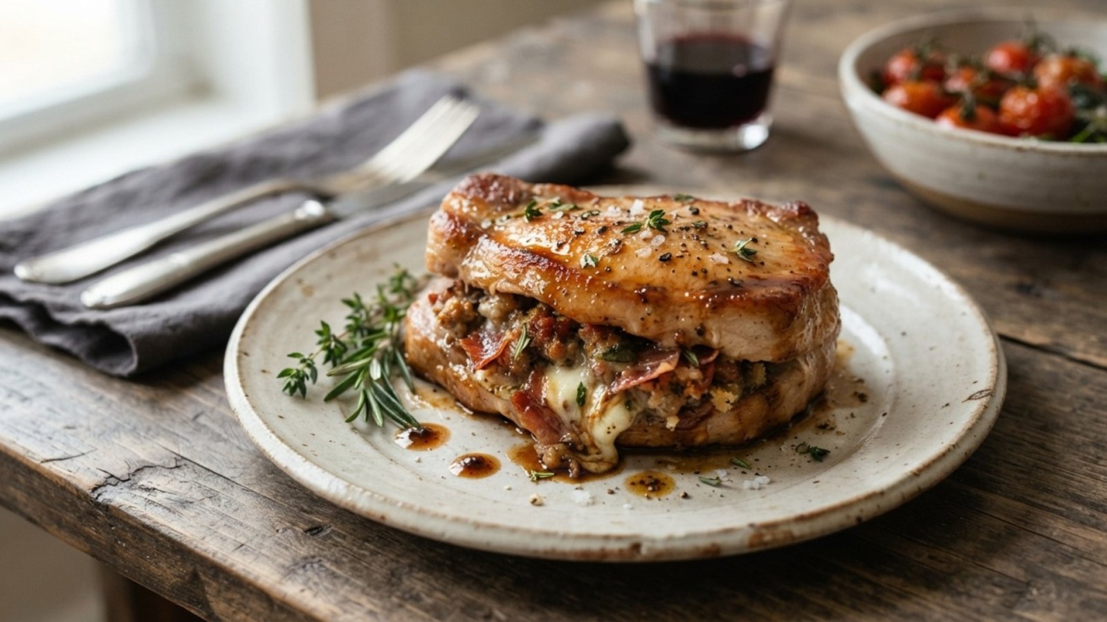 Stuffed Pork Chops