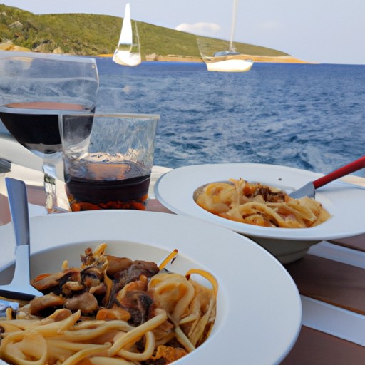 Linguines au canard confit et aux champignons